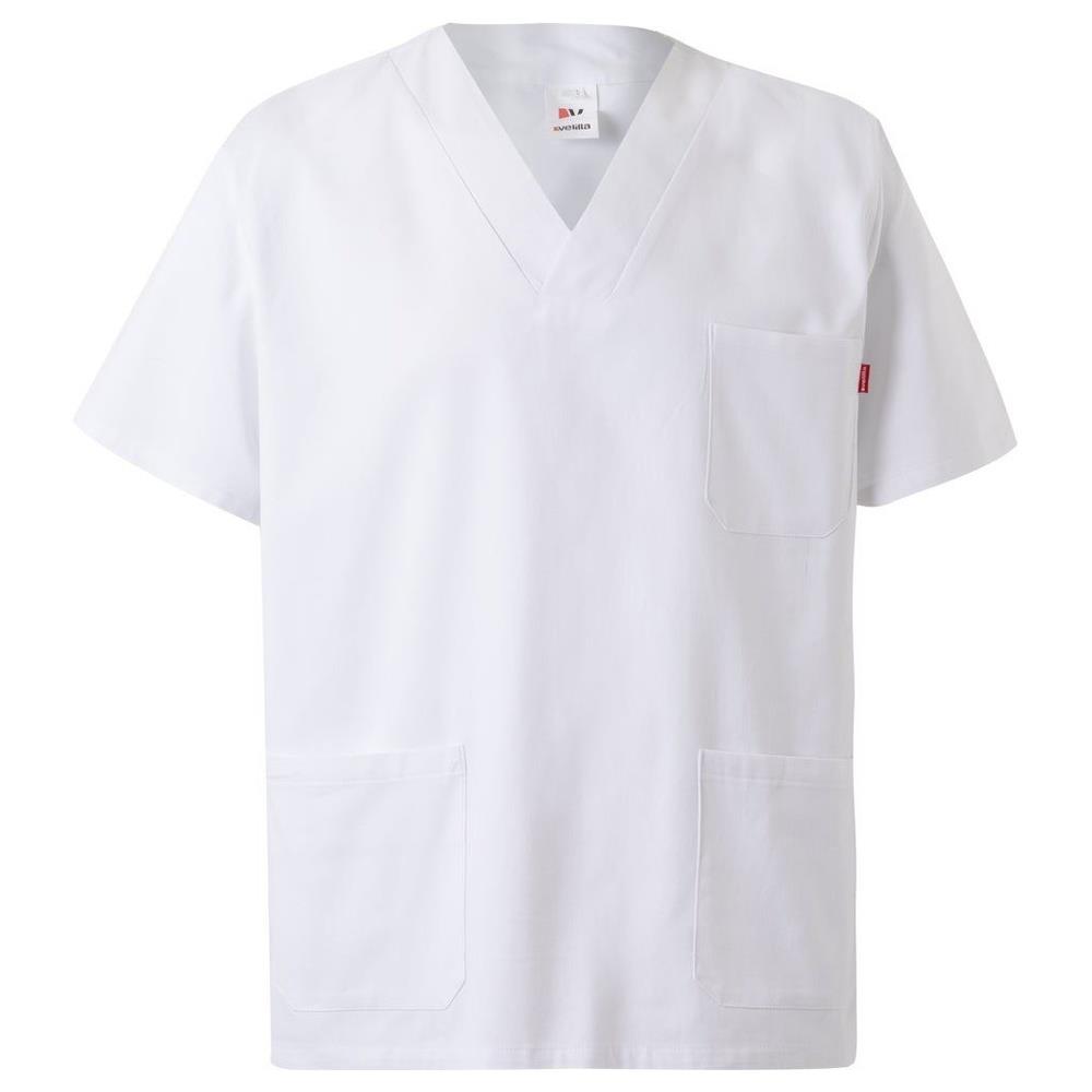 casacca velilla  100% cotone maniche corta cod 535205 bianco xs