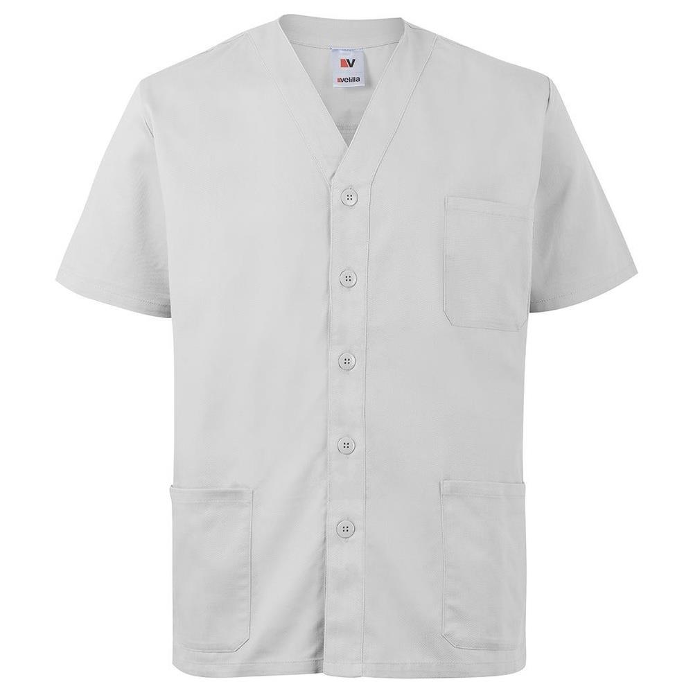 casacca velilla con bottoni maniche corta cod 535209 bianco xs
