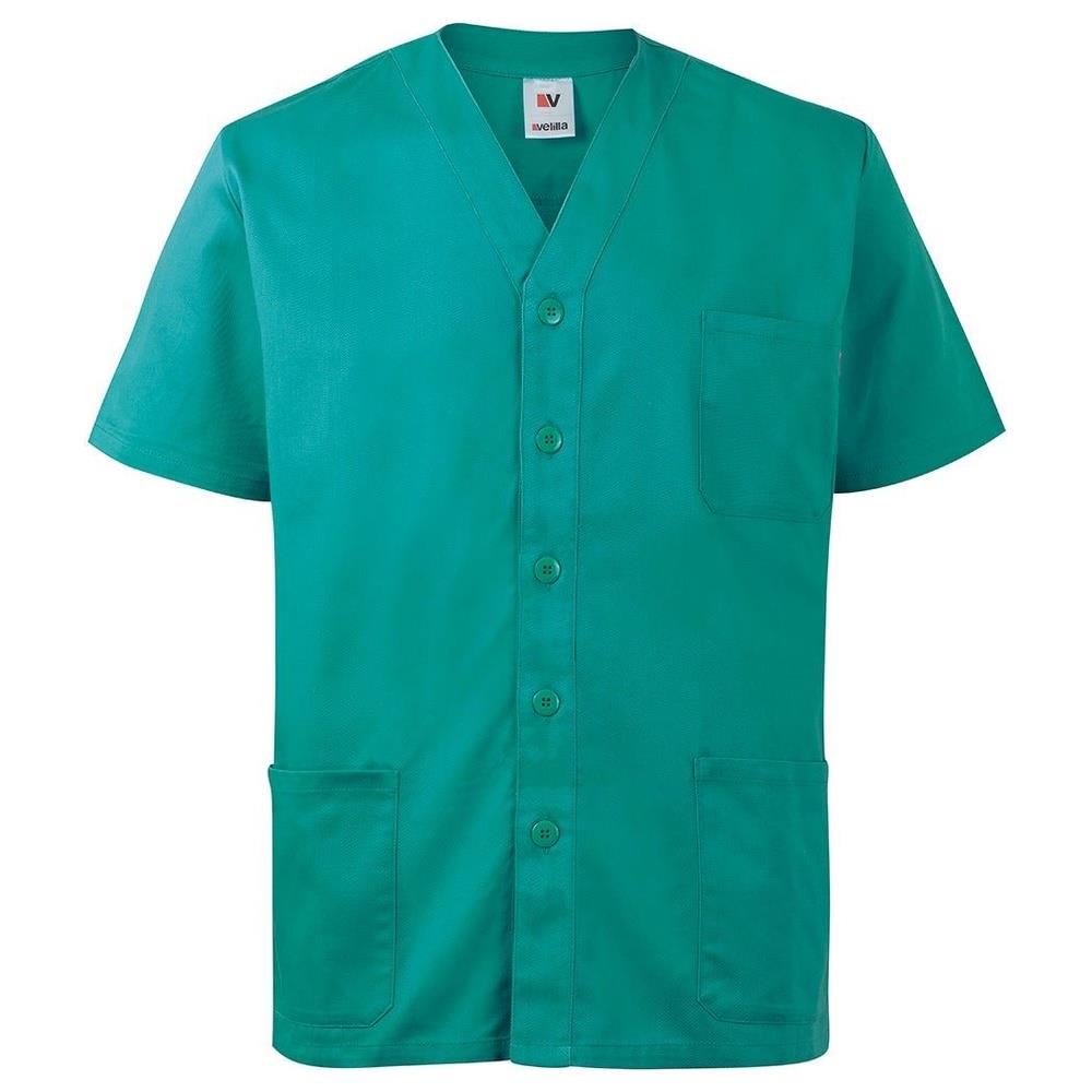 casacca velilla con bottoni maniche corta cod 535209 verde xs