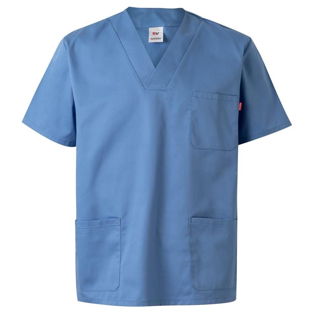 casacca velilla  con maniche corte cod 589 celeste xs