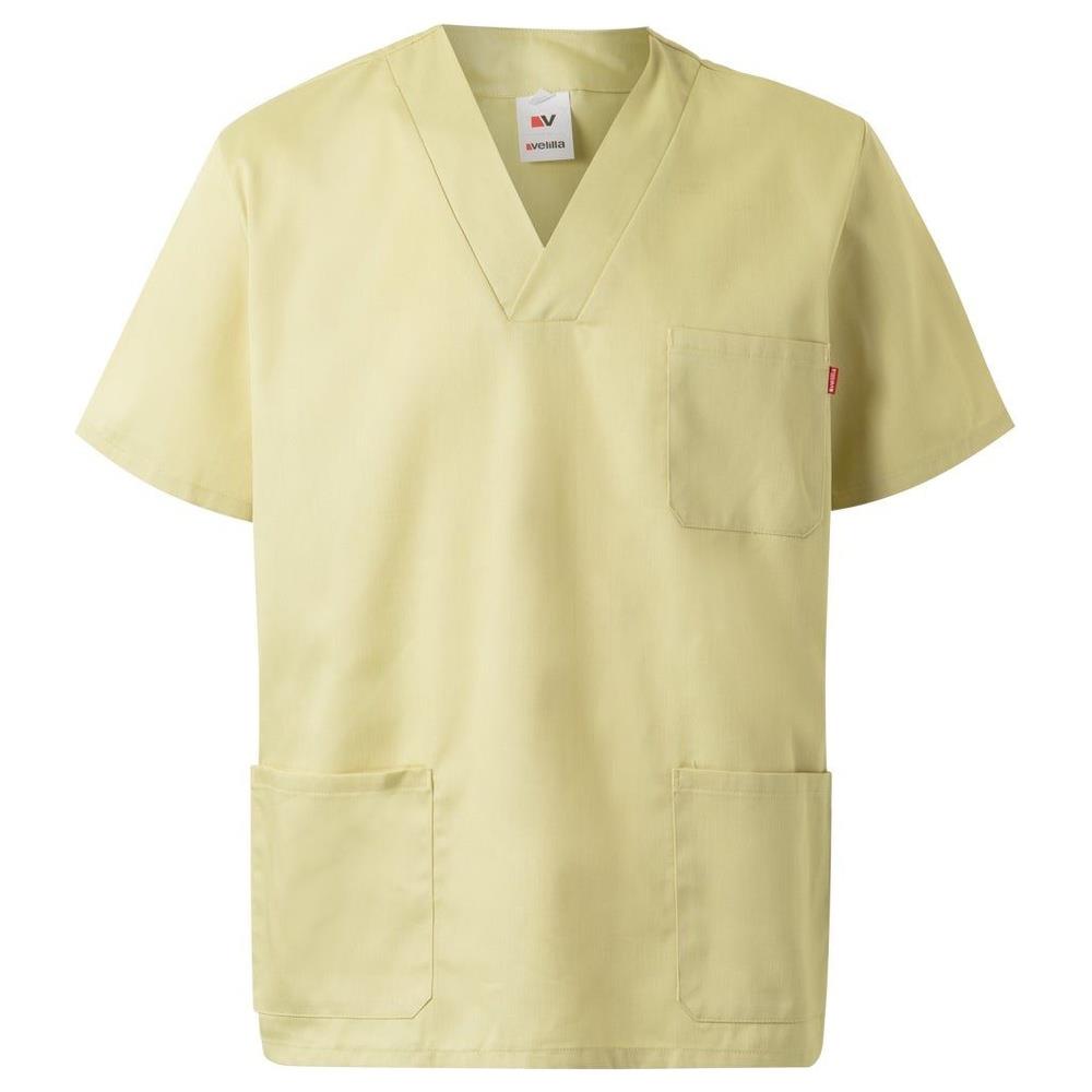 casacca velilla  con maniche corte cod 589 giallo chiaro xs