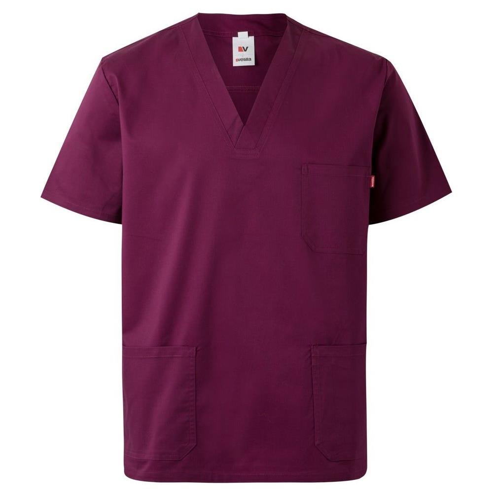 casacca velilla  stretch maniche corta cod 535206s melanzana xs