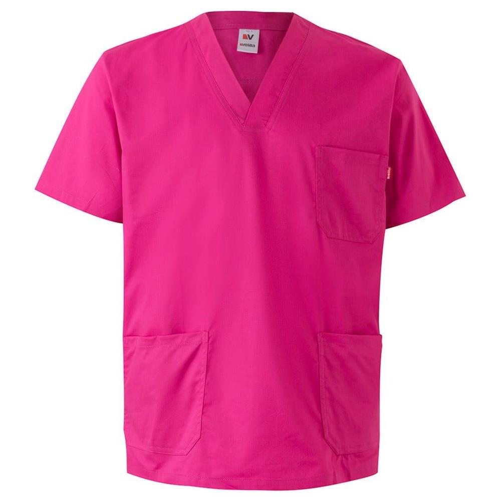 casacca velilla  stretch maniche corta cod 535206s rosa magenta xs