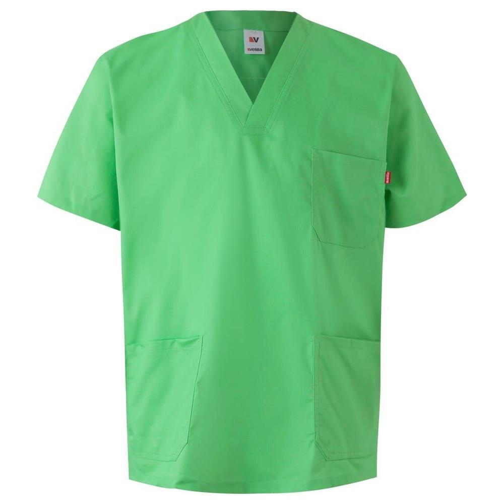 casacca velilla  stretch maniche corta cod 535206s verde mela xs