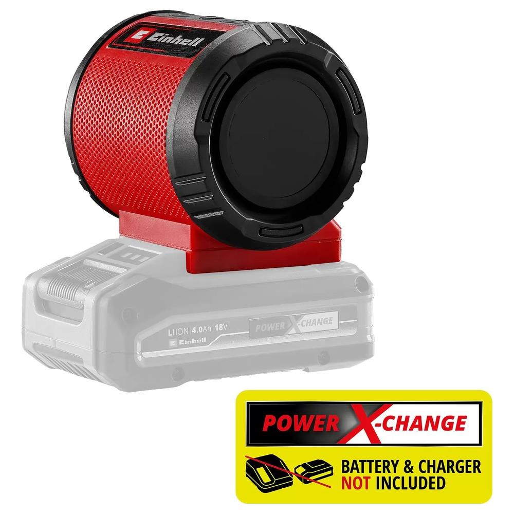cassa einhell audio a batteria tc-sr 18 li - solo