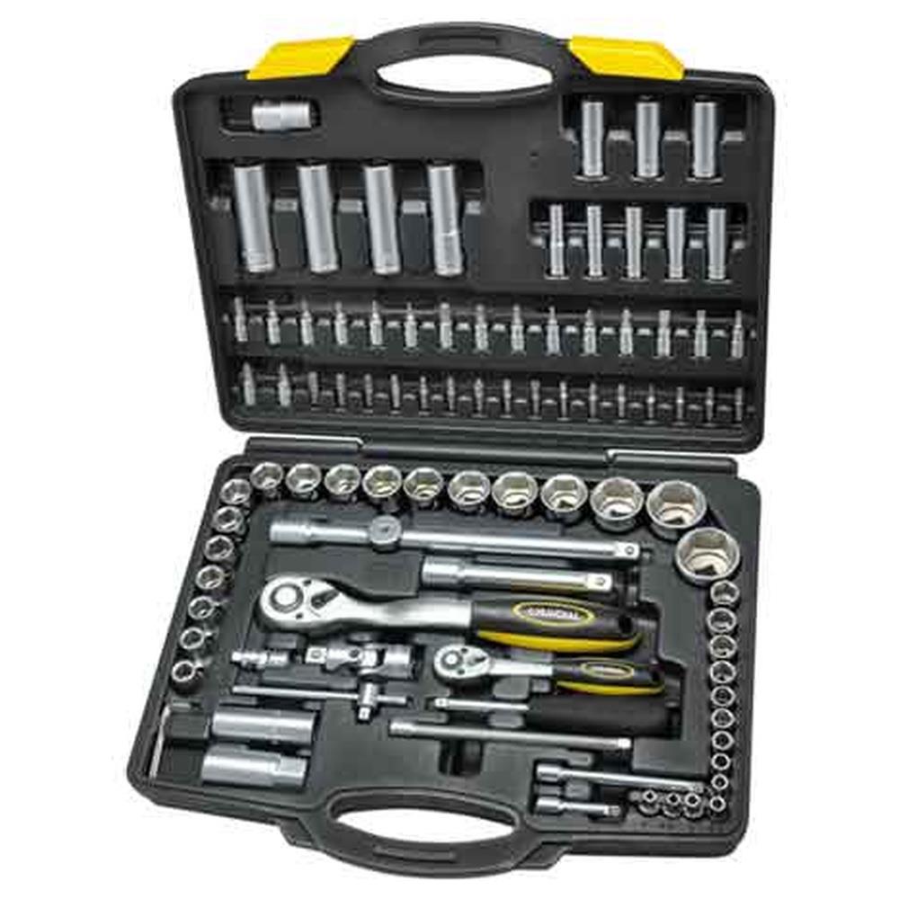 cassetta 94 bussole e accessori mundial 1/4" - 1/2"