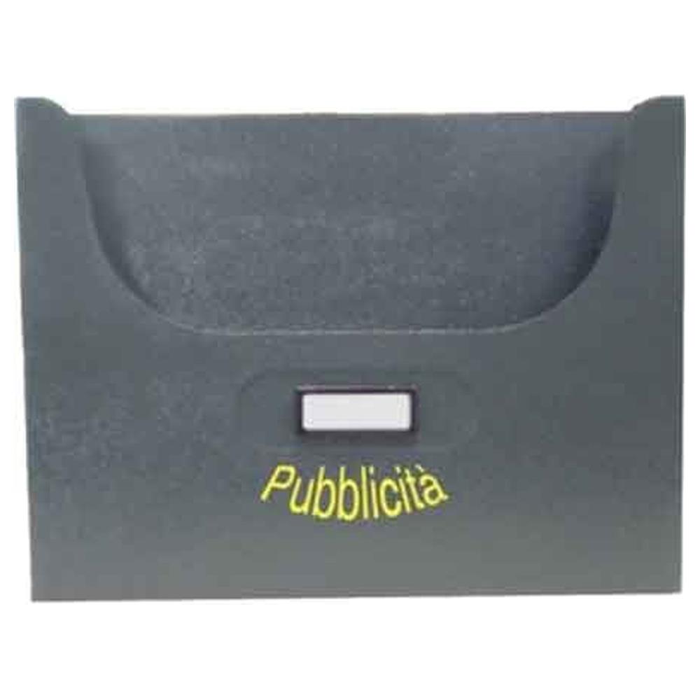cassetta porta pubblicita' mm 340x50x260h - antracite