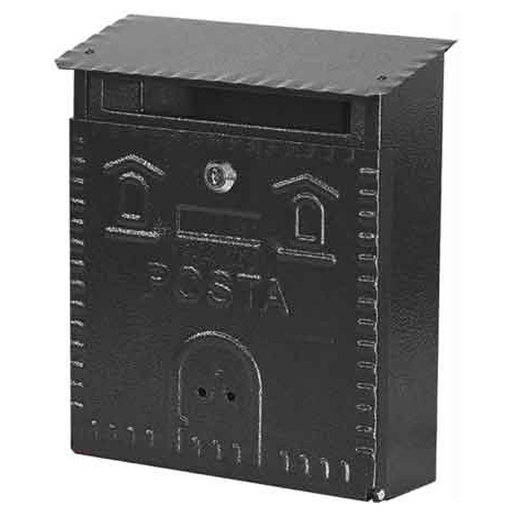 cassetta postale 'rustica' mm 230x90x290h - nera