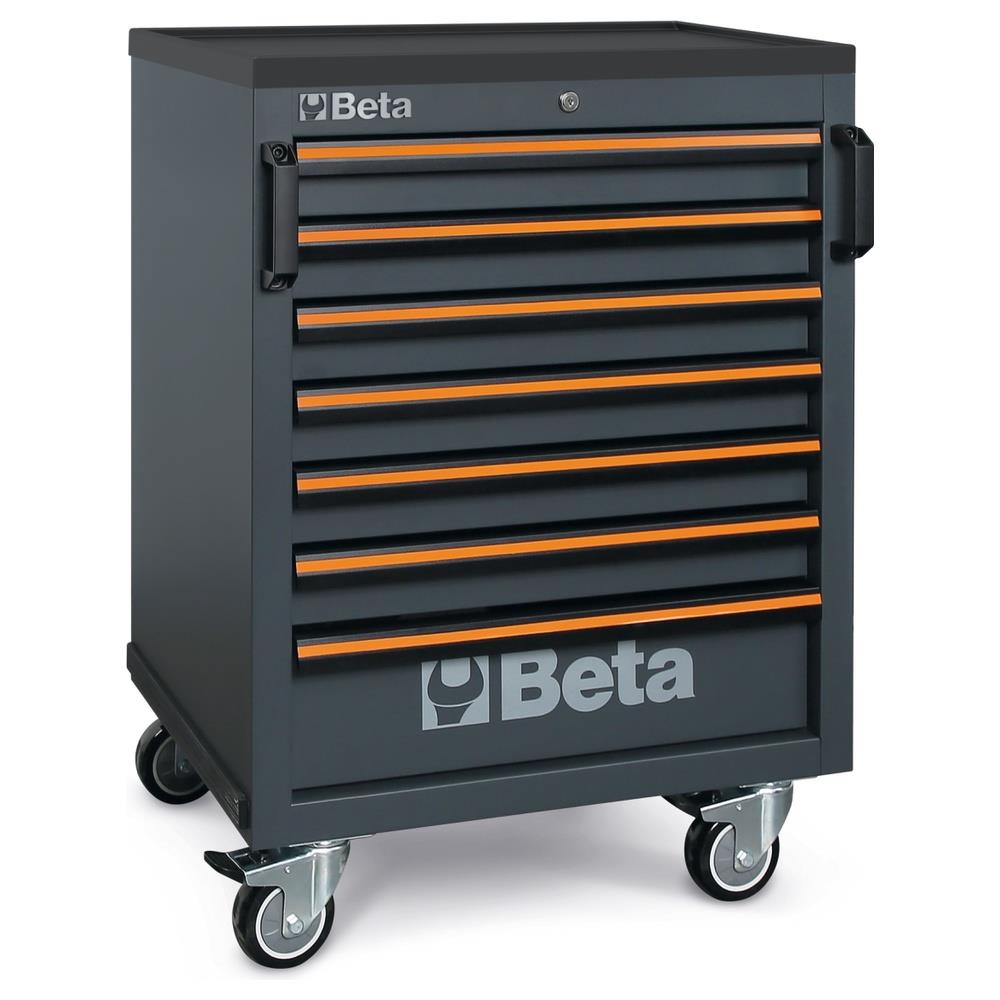 cassettiera mobile con 7 cassetti per arredo officina c45pro 2.0 betac45pro c45pro 2.0 c7