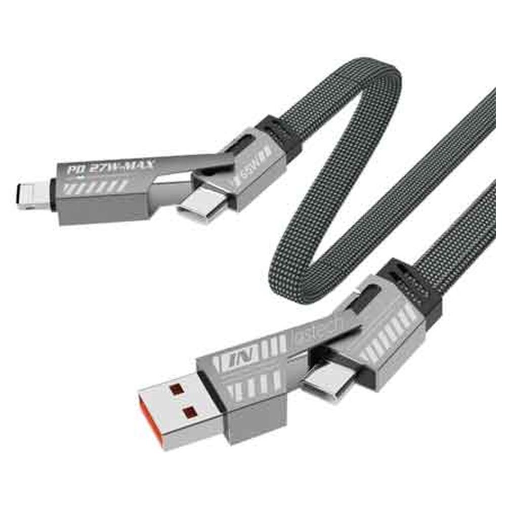 cavo di ricarica multiconnettore 4in1 'fast charge' 120 cm