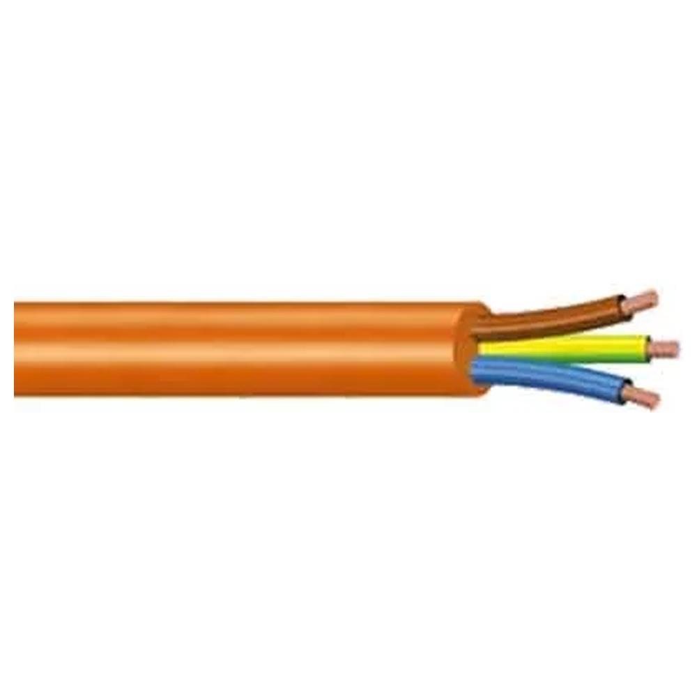 cavo tripolare  arancio  sezione 3x1,5 mm