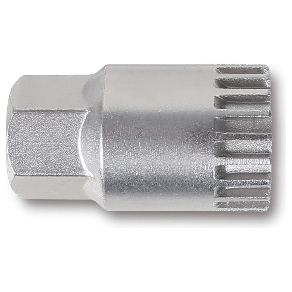 chiave a bussola estrattore per movimento centrale a 20 tacche con perno centrale nichelata beta 3973/4