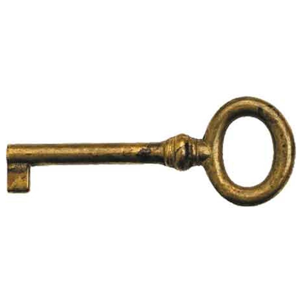 chiave per mobili '33728' 29x77 mm - ottone antico