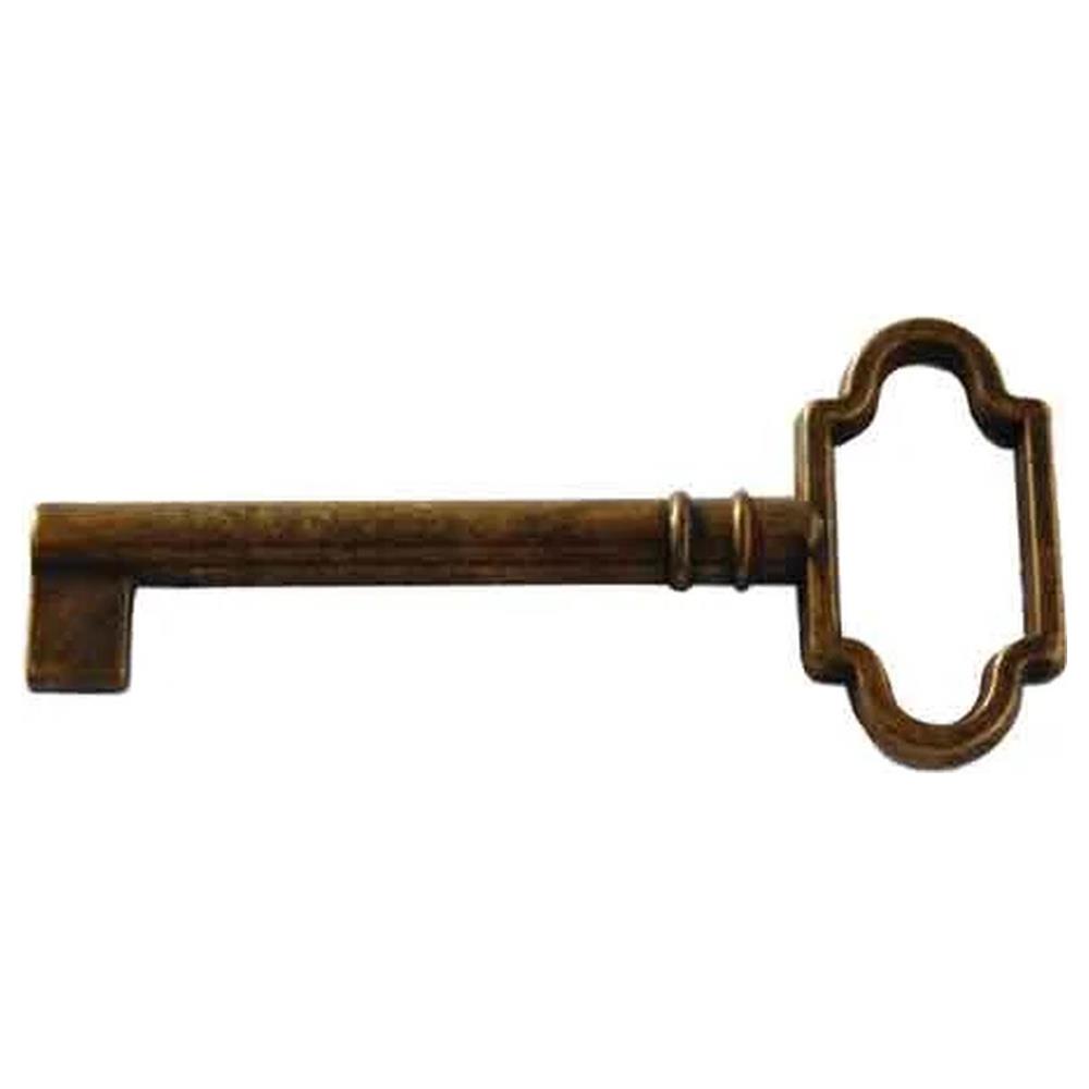 chiave per mobili '7010' 31x67 mm - patinato antico