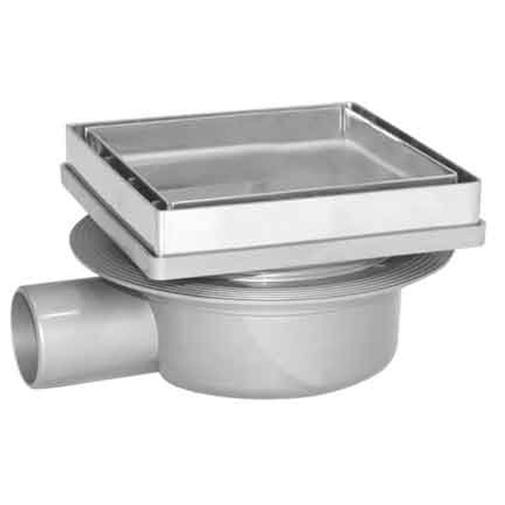 chiusino con porta piastrella 13x13 cm - scarico ø 40 mm