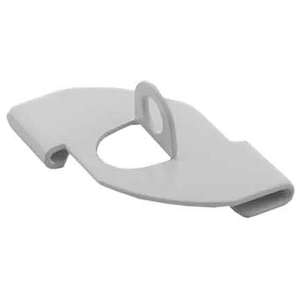 clip di supporto orizzontale con foro per pendinatura 24-26 mm - bianco