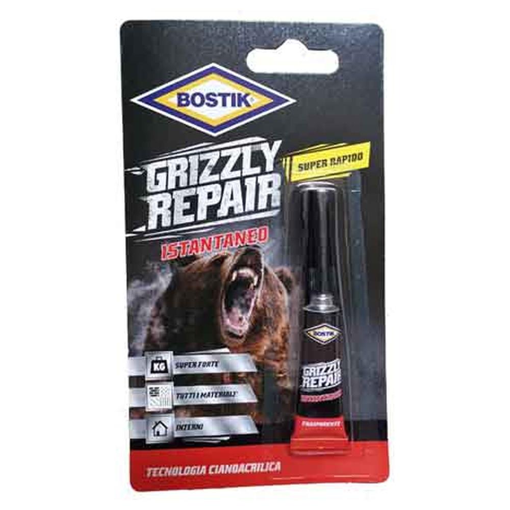 colla 'grizzly repair istantaneo' bostik 3 gr