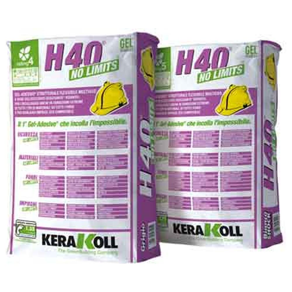 colla per piastrelle 'h40 no limits' kerakoll
