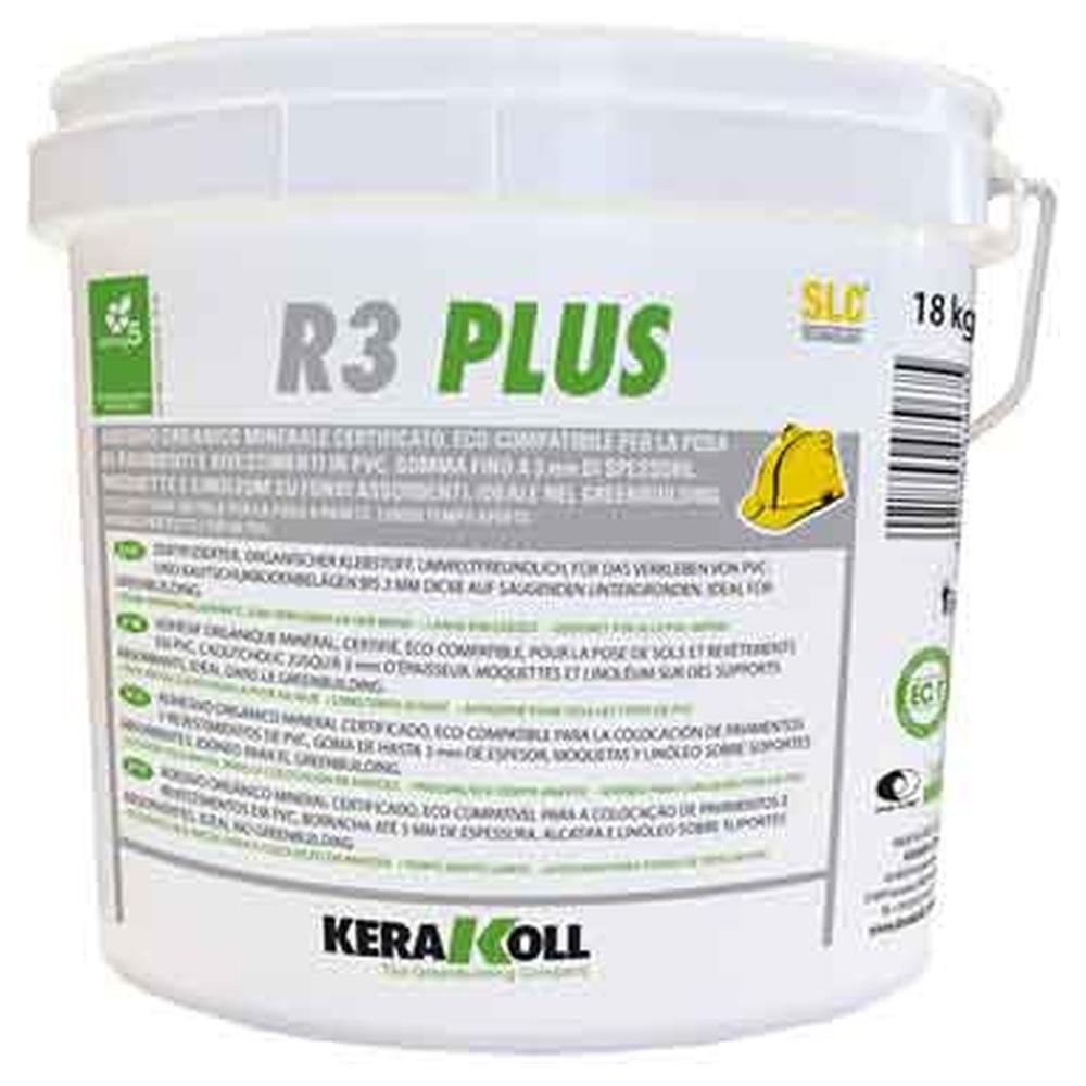 colla per tappeti pvc/gomma  r3 plus  kerakoll 5 kg