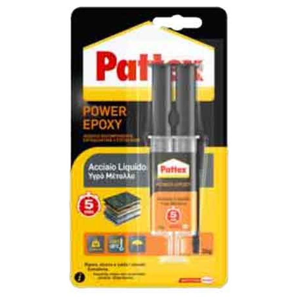 colla 'power epoxy acciaio liquido' siringa 35 gr