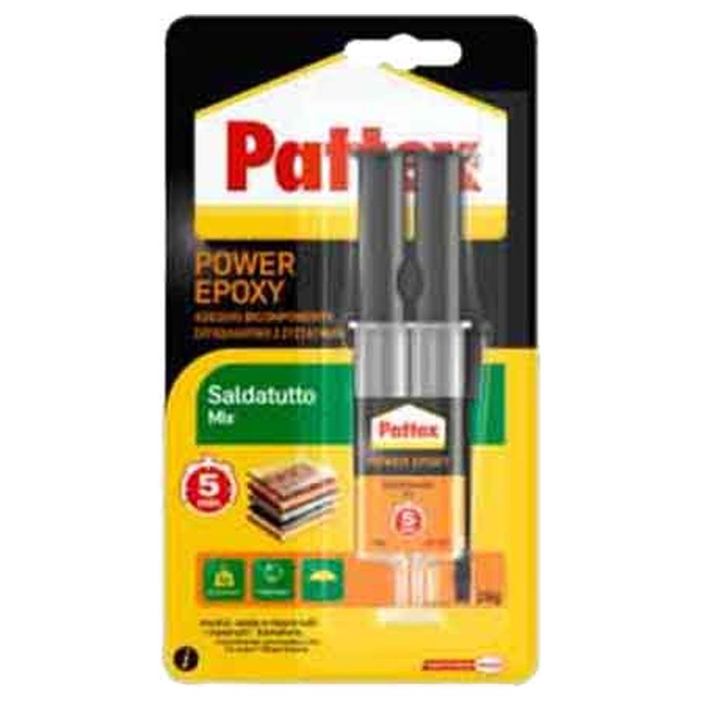 colla 'power epoxy saldatutto' siringa 28 gr