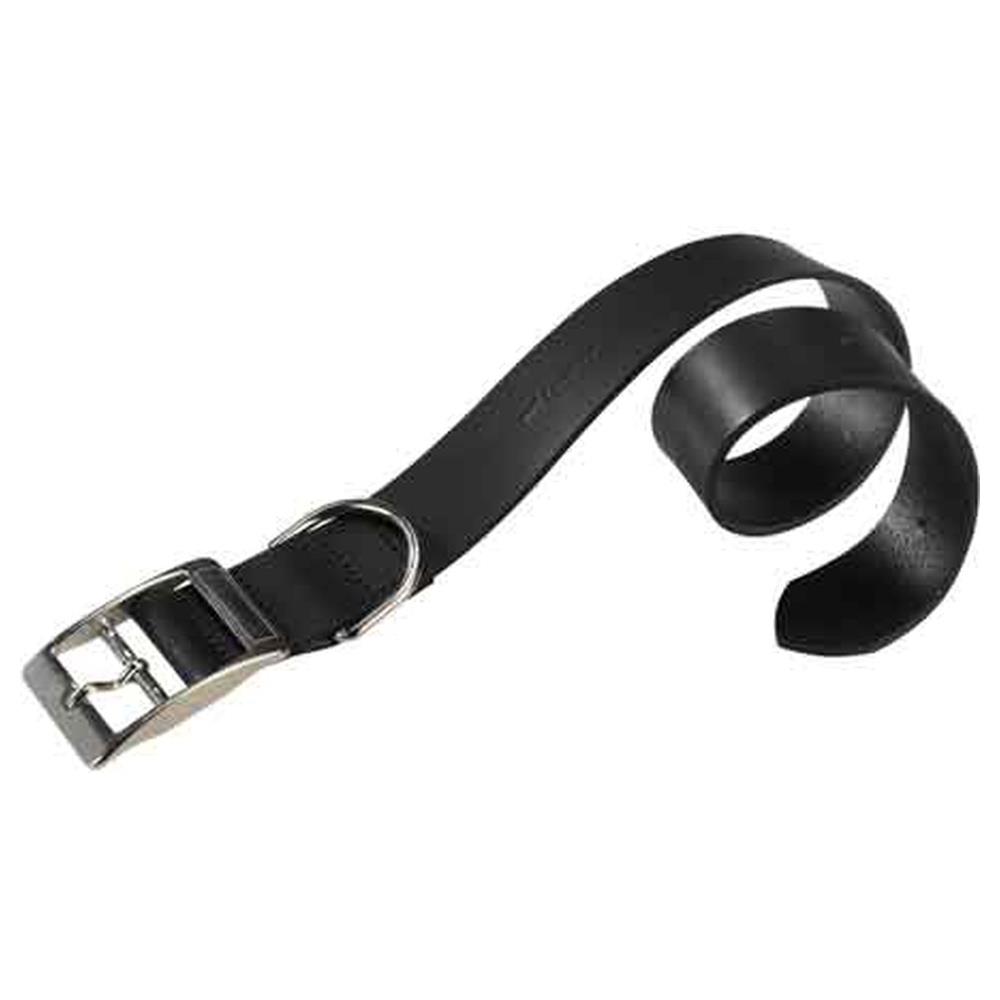 collare per cani 'natural' black 20 mm x 35÷43 cm