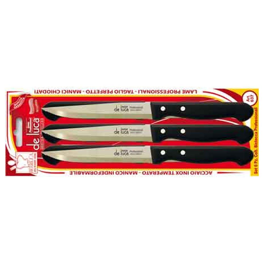 coltelli da bistecca lama 11 cm - blister 6 pezzi