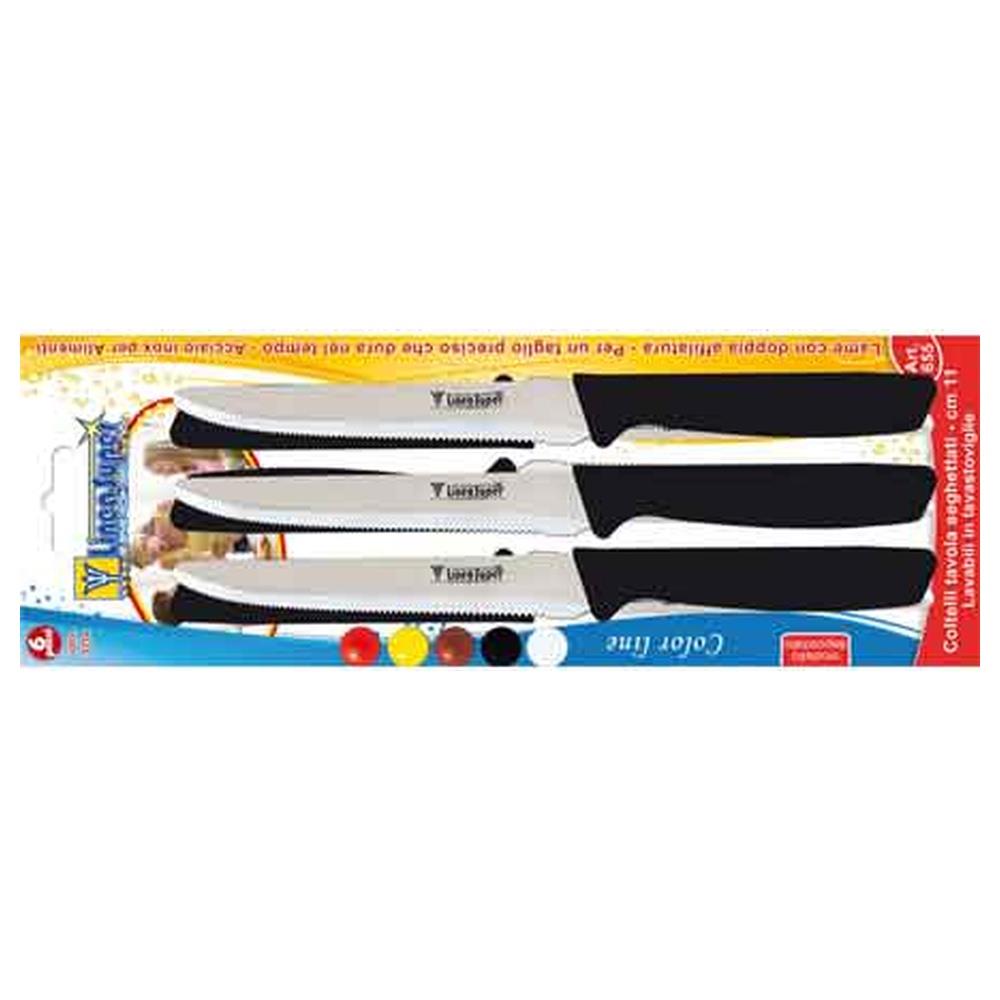 coltelli da tavola lama 11 cm - blister 6 pezzi