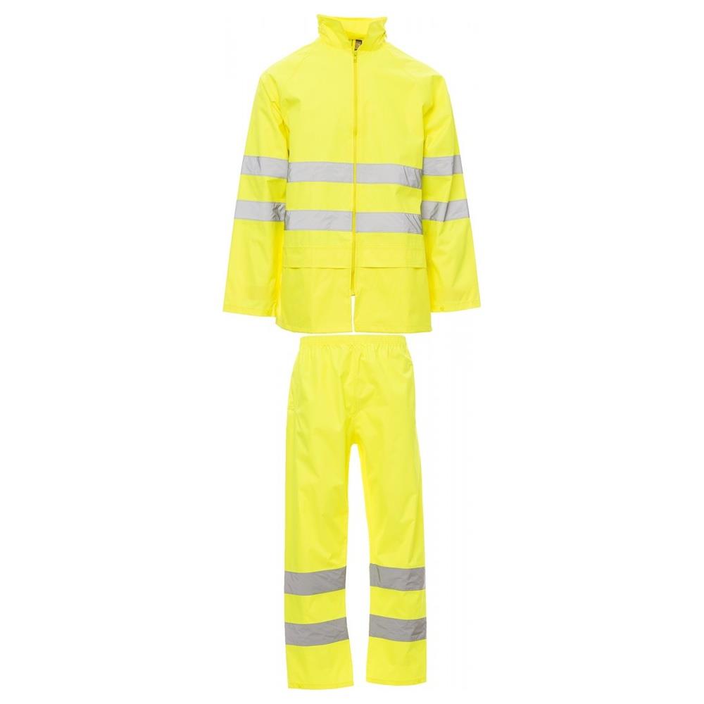 completo antipioggia payper hi-vi rainset giallo fluo m