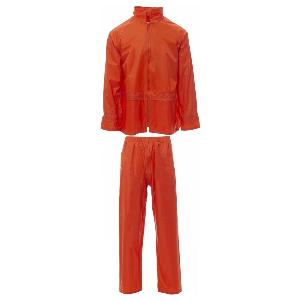 completo antipioggia payper set-nylon arancione fluo m