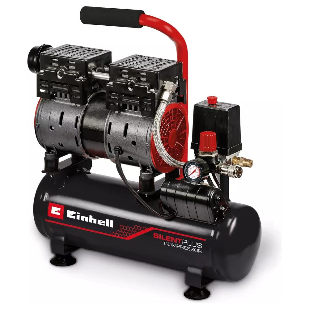 compressore einhell silenziato te-ac 110/6 silent plus
