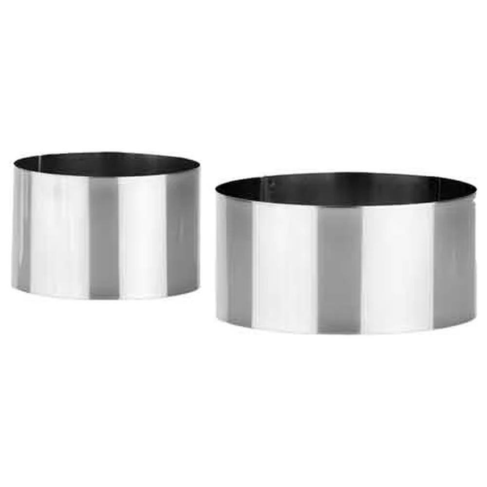 coppapasta grandchef ø 7,5 cm e ø 10,5 cm - altezza 5 cm - 2 pezzi