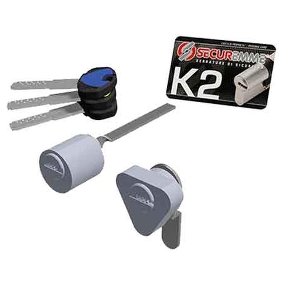 coppia cilindri esterni 'k2' securemme 15 mm