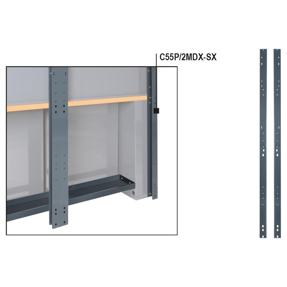 coppia di montanti dx-sx pareti betarsc55 c55p/2mdx-sx