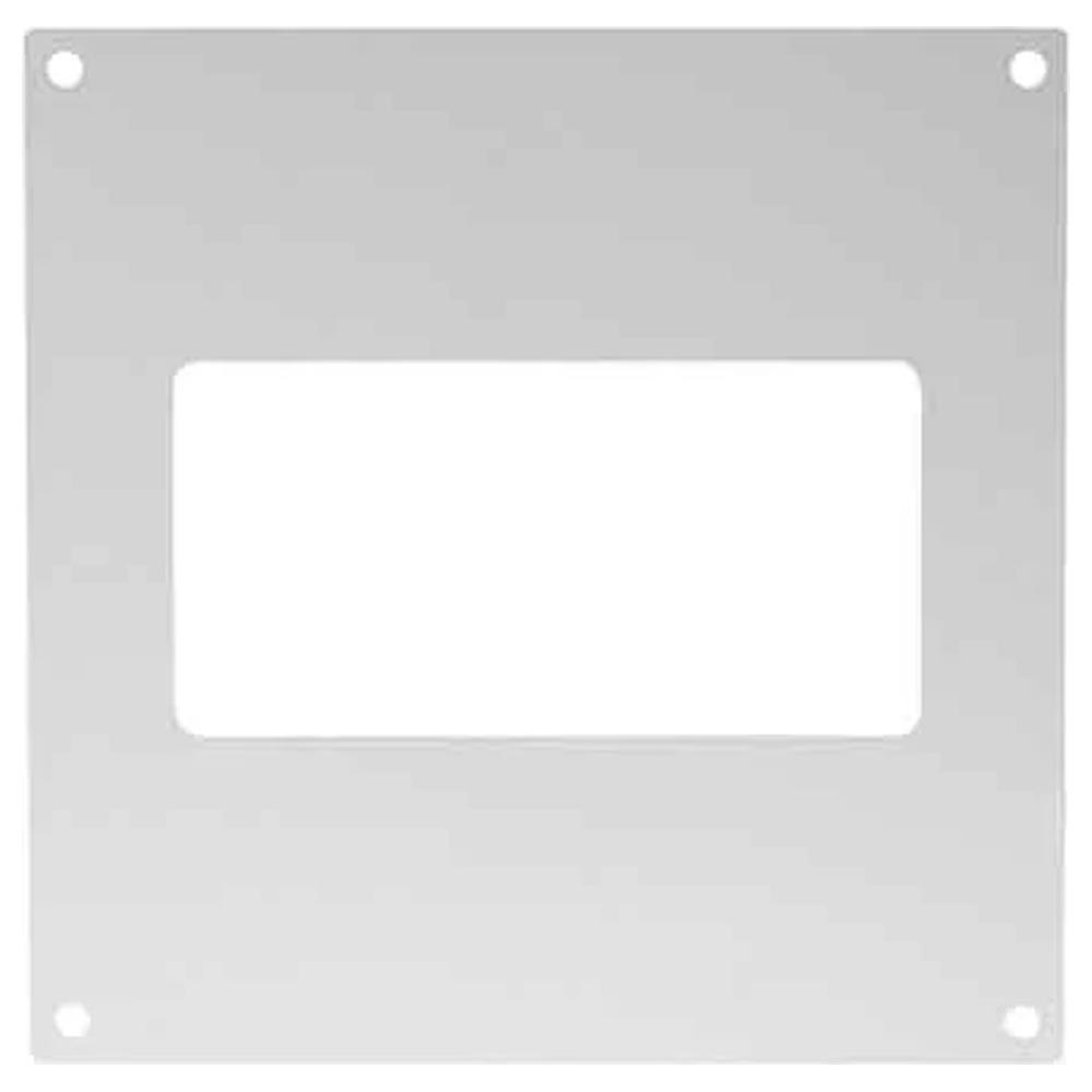 copriforo per tubo rettangolare 110x55 mm