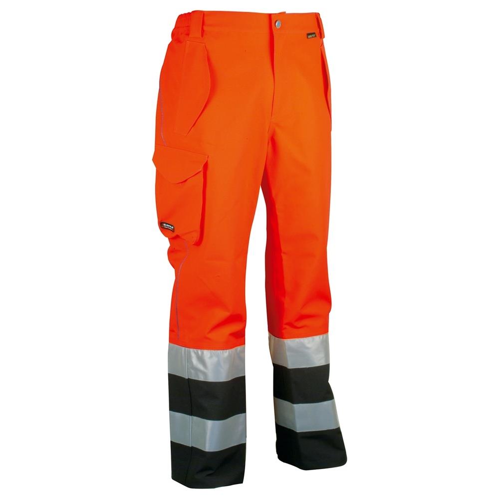 copripantaloni cofra new hebron v039 aranciofluo/ner 44