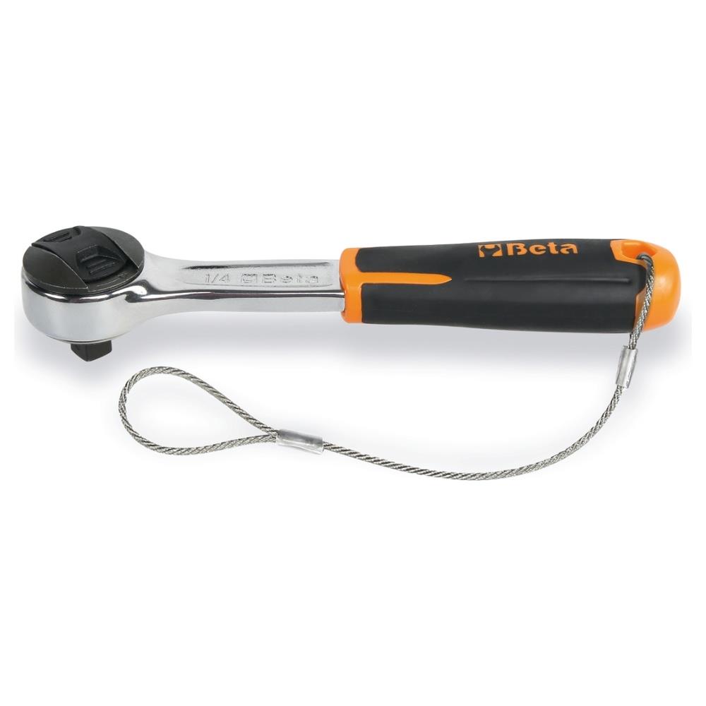 cricchetto reversibile con attacco quadro maschio 1/4" con sistema anticaduta h-safe beta h-safe 900hs/55