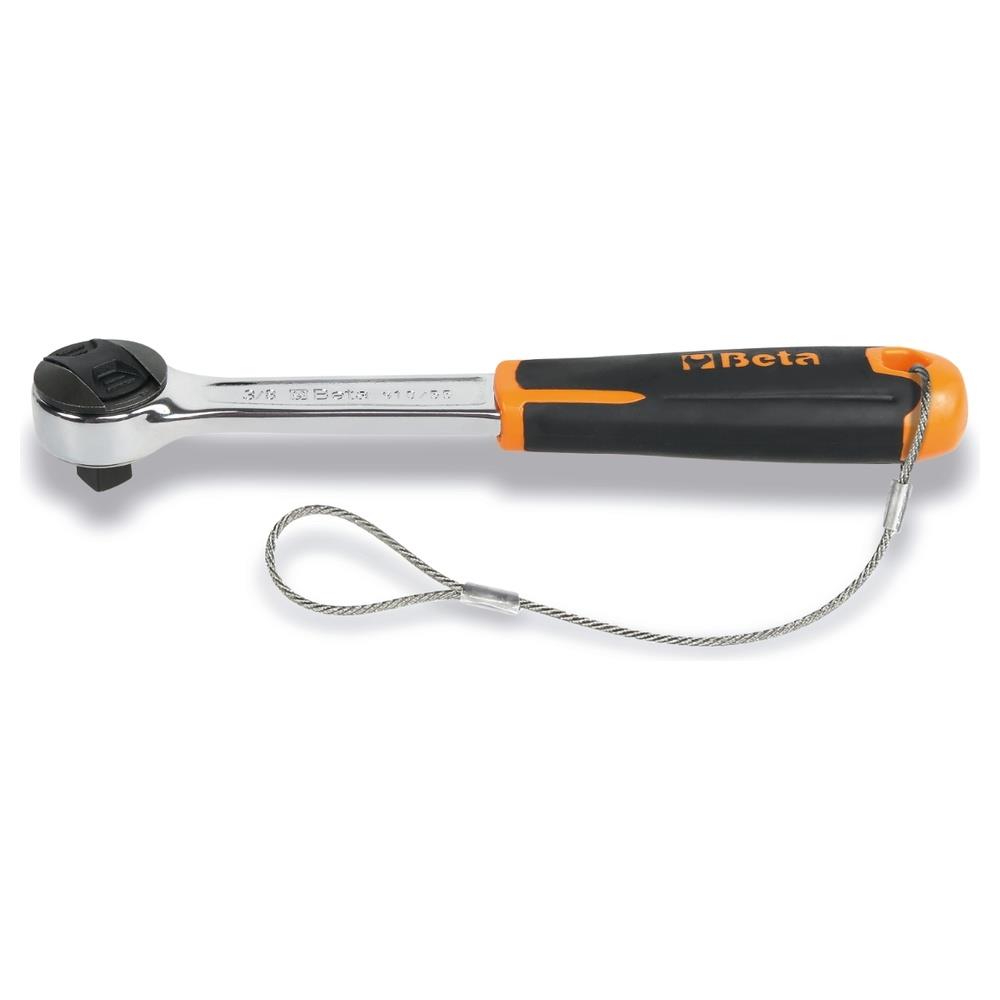 cricchetto reversibile con attacco quadro maschio 3/8" con sistema anticaduta h-safe beta h-safe 910hs/55