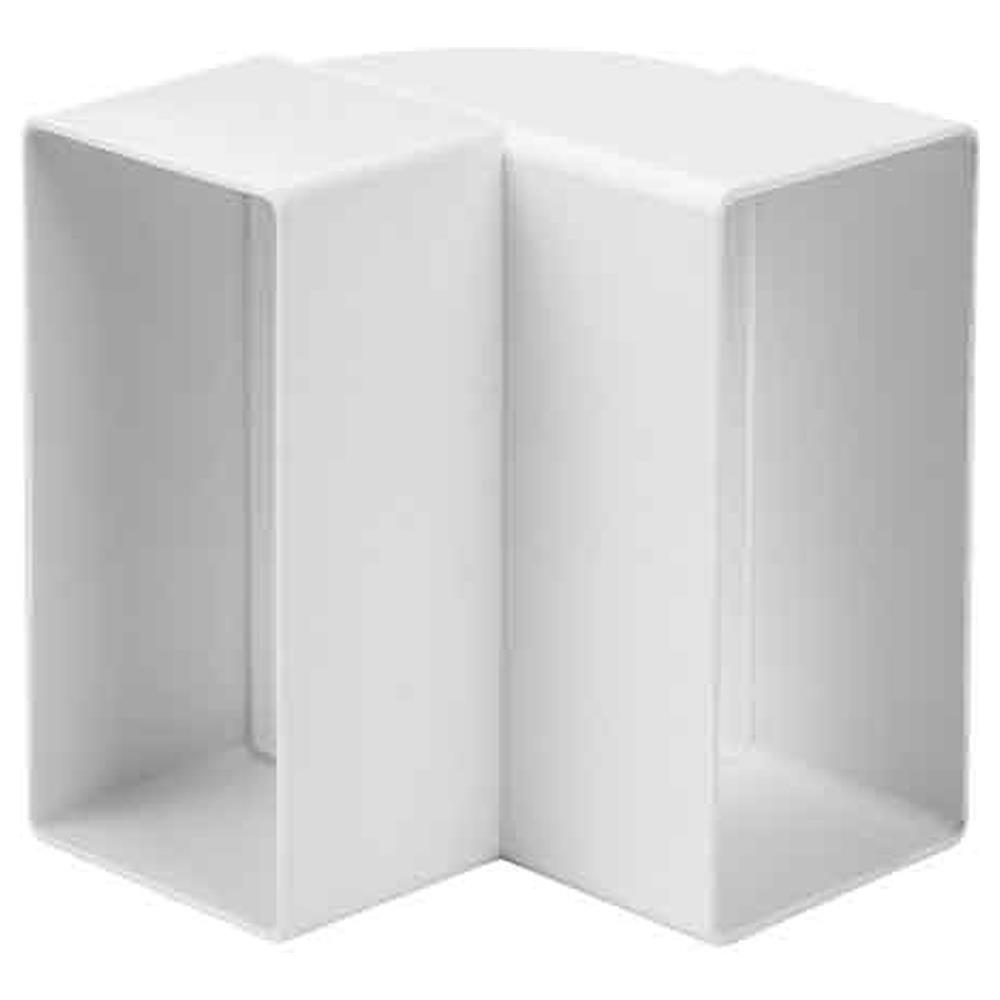 curva piatta verticale per tubo rettangolare 110x55 mm
