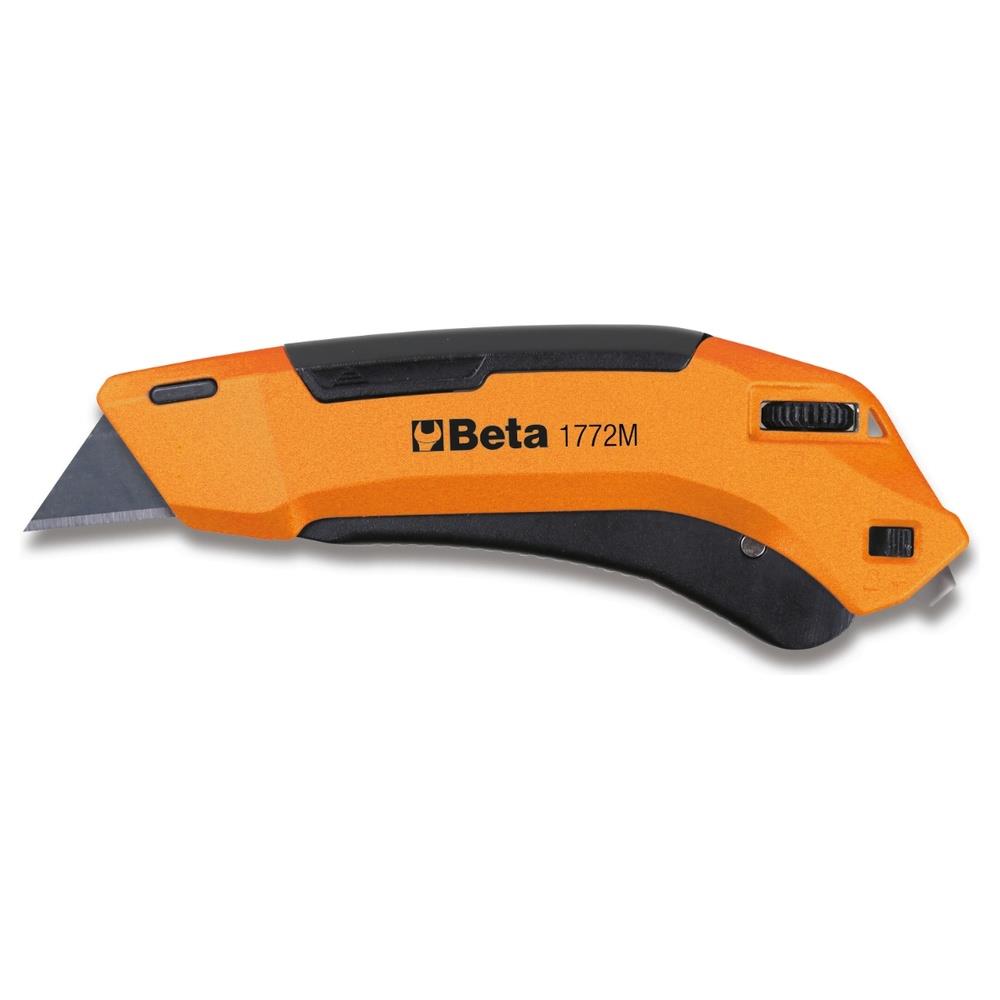cutter a lama retrattile di sicurezza fornito con 4 lame beta 1772m