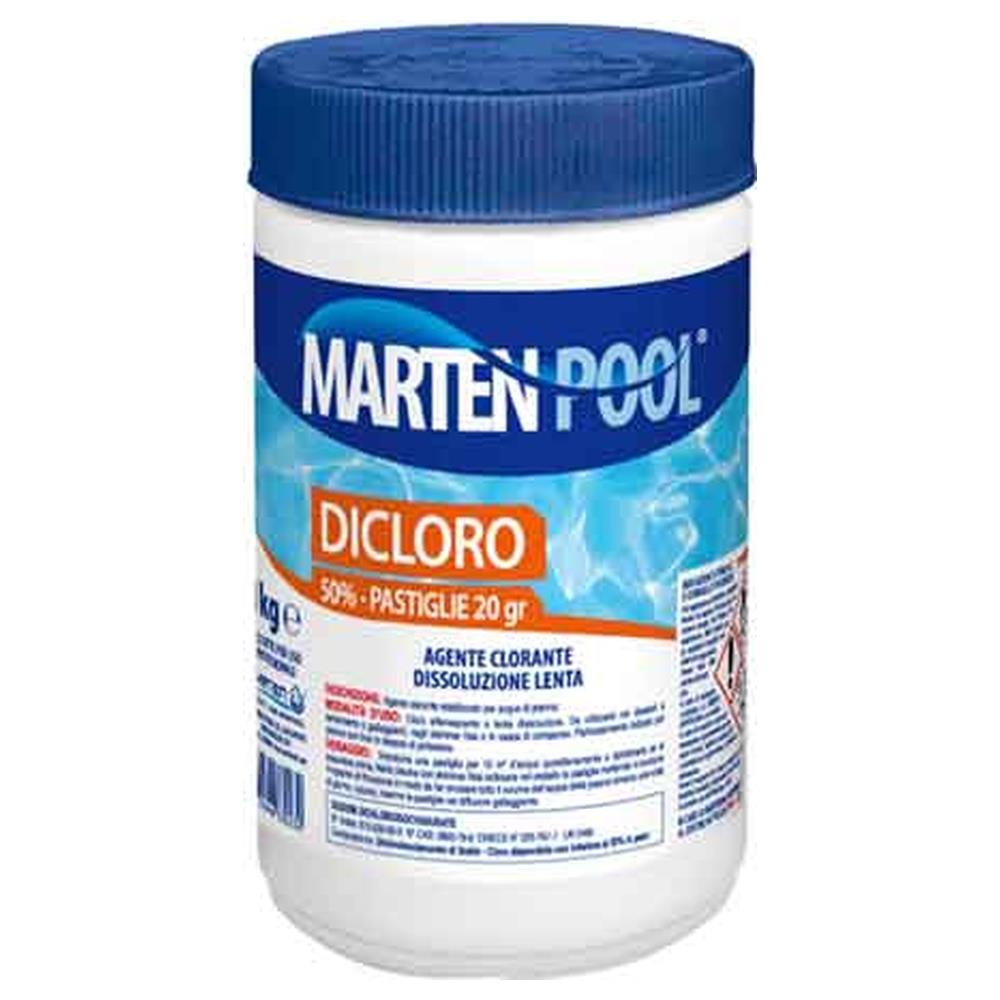 dicloro in pastiglie 20 gr - confezione 1 kg