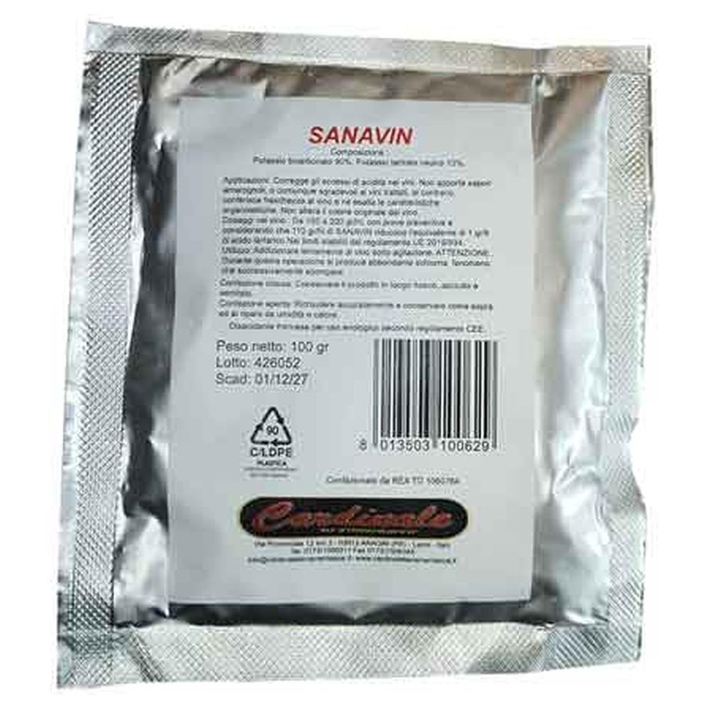 disacidante per vini sanavin 100 gr