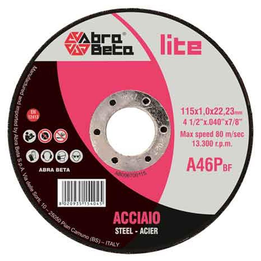 disco da taglio per ferro sottile abra beta