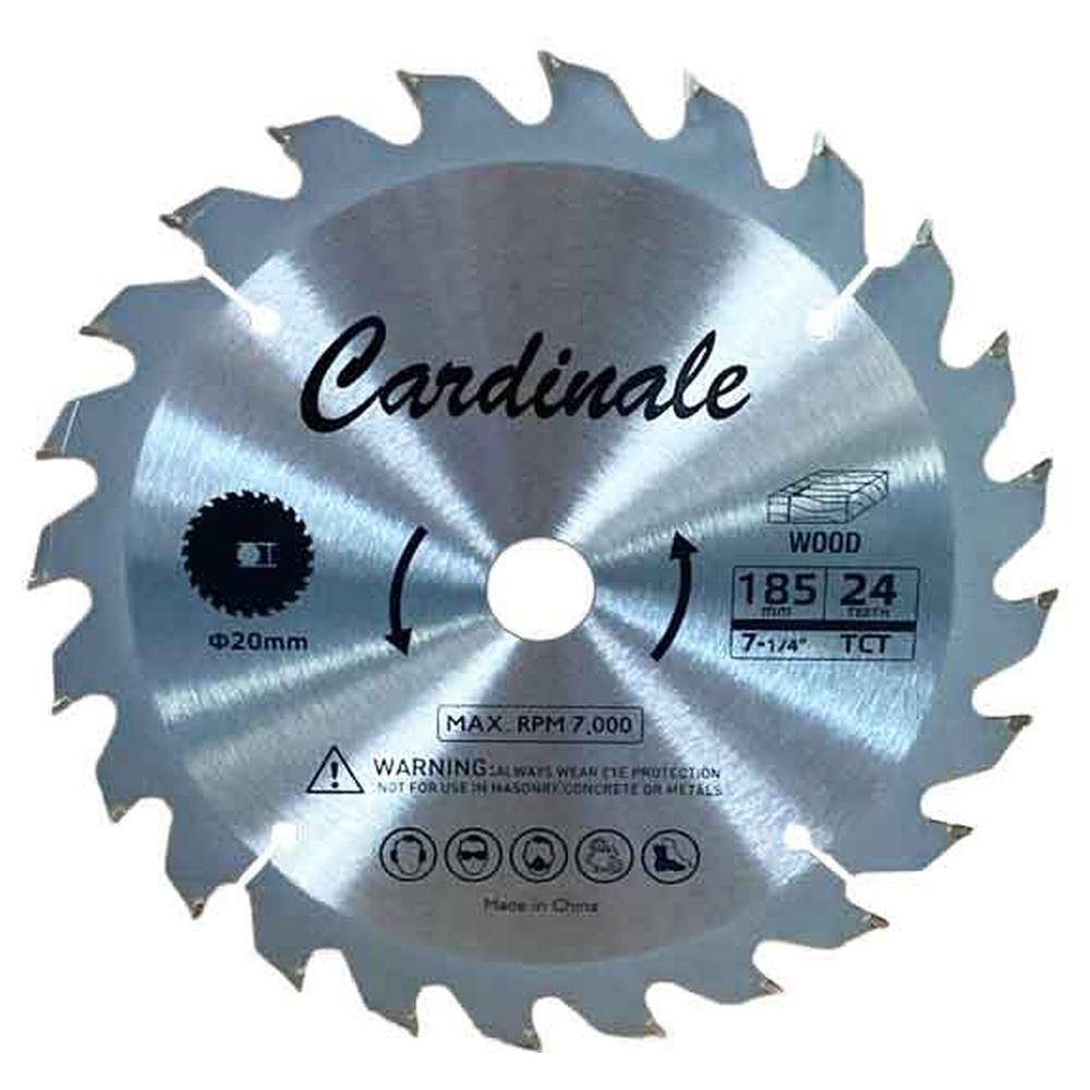 disco di ricambio per sega circolare a batteria cardinale ø 185 mm - 24 denti