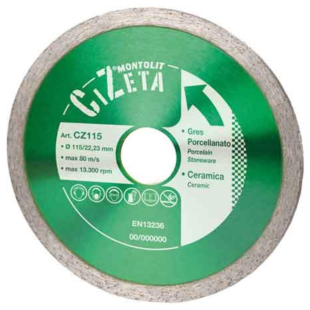 disco diamantato gres porcellanato/ceramica montolit ø 115 mm