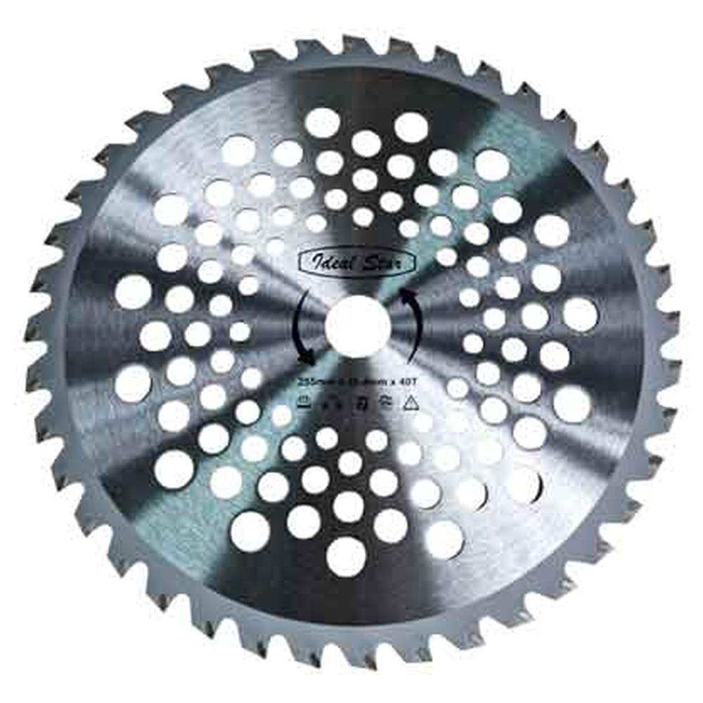 disco per decespugliatore professionale tungsteno cardinale ø 255x25.4 mm- 40 denti