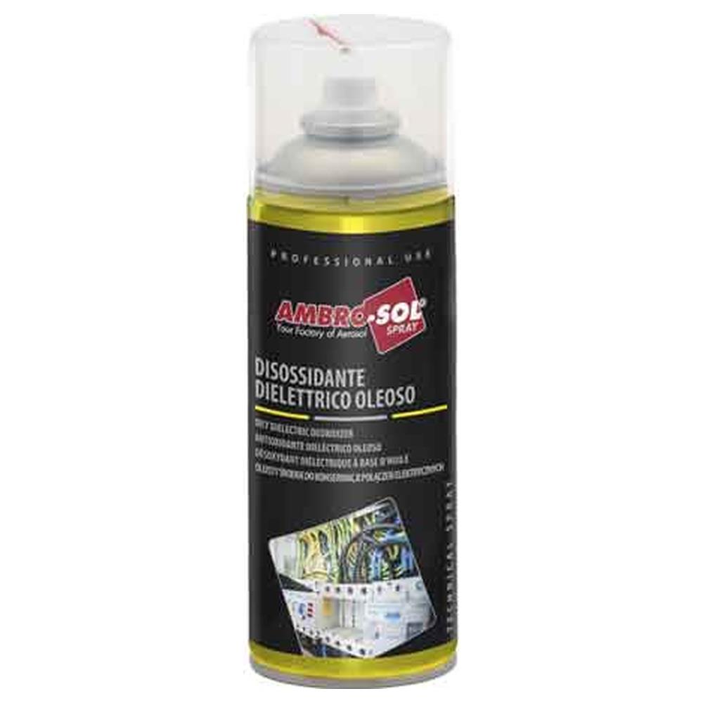 disossidante oleoso per contatti elettrici ambrosol 400 ml