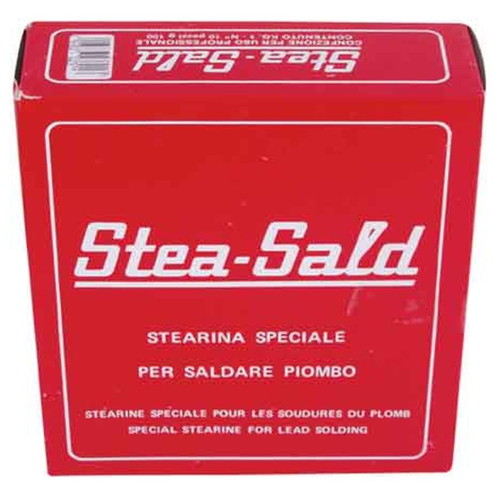 disossidante per saldare stea-sald astuccio da 10 candele da 100 gr