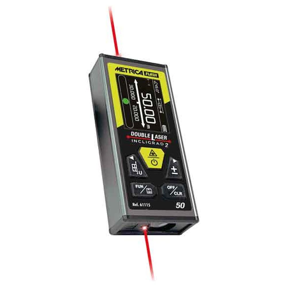 distanziometro 'double laser incligrad 2' metrica portata fino a 50 metri