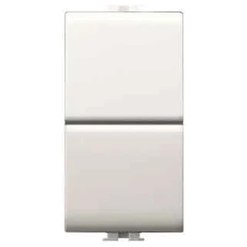 doppio pulsante 'easy' 10a 250v - bianco